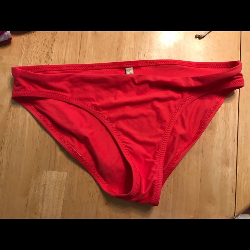 Pink bikini bottoms